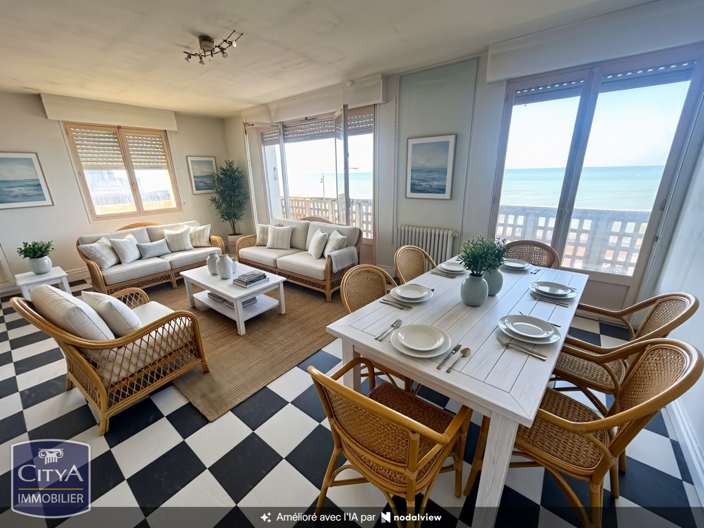 Appartement à vendre • 3 pièces • 2 chambres • 66m² • Dieppe Dieppe